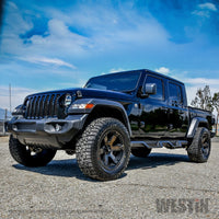 Westin 2020 Jeep Gladiator HDX Drop Nerf Step Bars - Textured Black - Mammoth Racing -