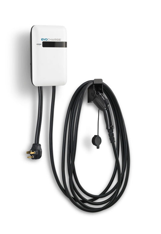 EvoCharge EVSE Single Port Wall 25ft Cable - My Store