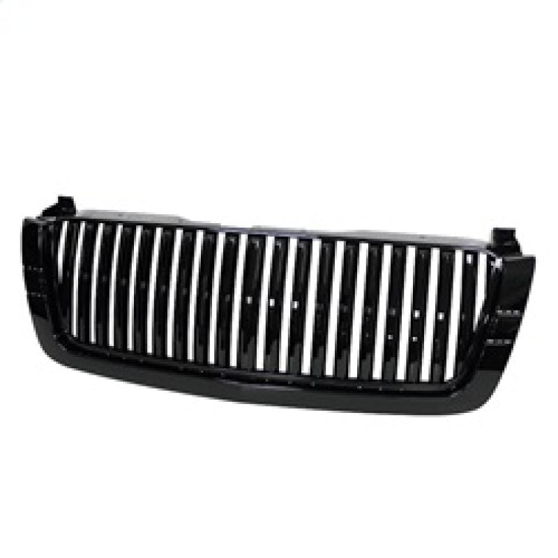 Xtune Chevy Silverado 03-06 Center Only Front Grille Black GRI-SP-CS03-CT-BK - Mammoth Racing -