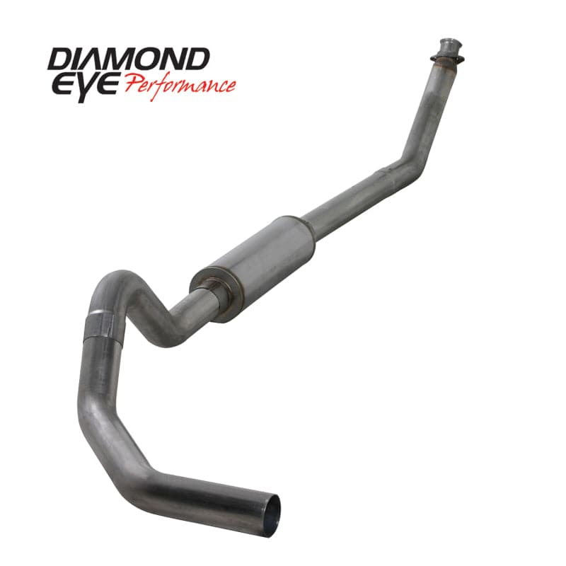 Diamond Eye KIT 4in TB SGL SS: 98.5-02 DODGE CUMMINS 5.9L - Mammoth Racing -