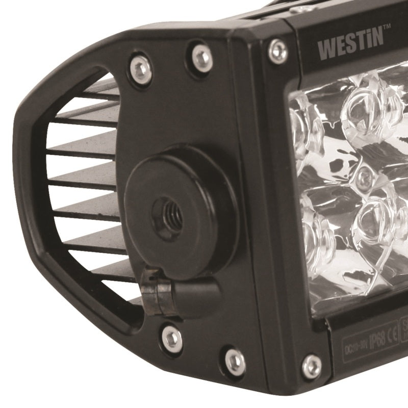 Westin Performance2X LED Light Bar Low Profile Double Row 10 inch Flood w/3W Osram - Black - Mammoth Racing -