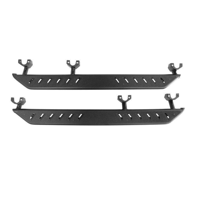 Westin/Snyper 07-17 Jeep Wrangler Unlimited Triple Tube Rock Rail Steps - Textured Black - Mammoth Racing -