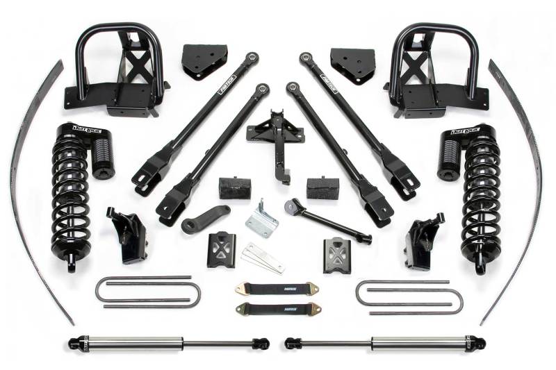 Fabtech 11-16 Ford F250 4WD w/o Factory Overload 8in 4Link Sys w/Dlss 4.0 C/o& Rr Dlss - Mammoth Racing -