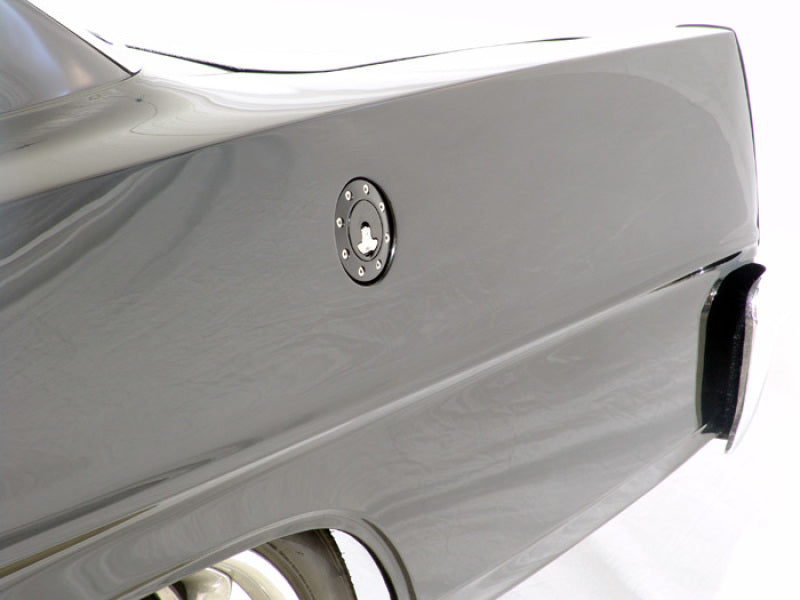 Ridetech Universal Locking Gas Cap (Clear Anodized) - Mammoth Racing -