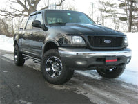N-Fab Nerf Step 01-03 Ford F-150/Lobo SuperCrew 5.5ft Bed - Gloss Black - W2W - 3in - Mammoth Racing -