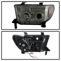 Spyder Toyota Tundra 07-13 Projector Headlights LED Halo LED Smke PRO-YD-TTU07-HL-SM - Mammoth Racing -