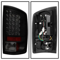 Spyder Dodge Ram 02-06 1500/Ram 2500/3500 03-06 LED Tail Light Black Smoke ALT-YD-DRAM02-LED-BSM - Mammoth Racing -