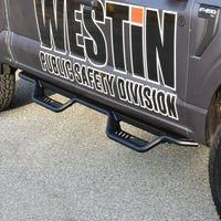 Westin 15-22 Ford F-150 SuperCrew / 17-22 F-250/350 Crew Cab Outlaw Nerf Step Bars - Mammoth Racing -