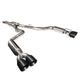 Kooks 2015+ Dodge Challenger Hellcat 3in Competition Cat-Back Exhaust 4in Black Slash Cut Tips - Mammoth Racing -