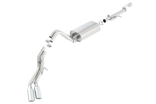 Borla 15-16 Cadillac Escalade ESV 6.2L Auto Trans Dual Round Rolled Truck Side Exit Catback Exhaust - My Store