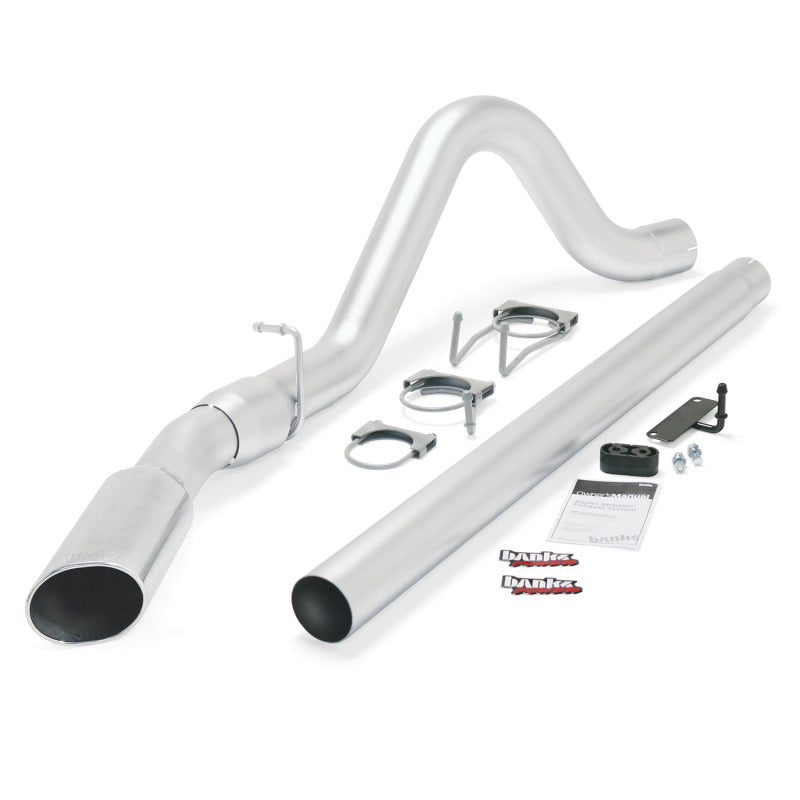 Banks Power 08-10 Ford 6.4L (All W/B) Monster Exhaust System - SS Single Exhaust w/ Chrome Tip - Mammoth Racing -