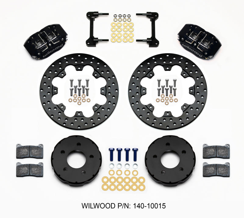Wilwood Dynapro Radial Front Drag Kit 11.75in Drilled 94-04 Mustang - Mammoth Racing -