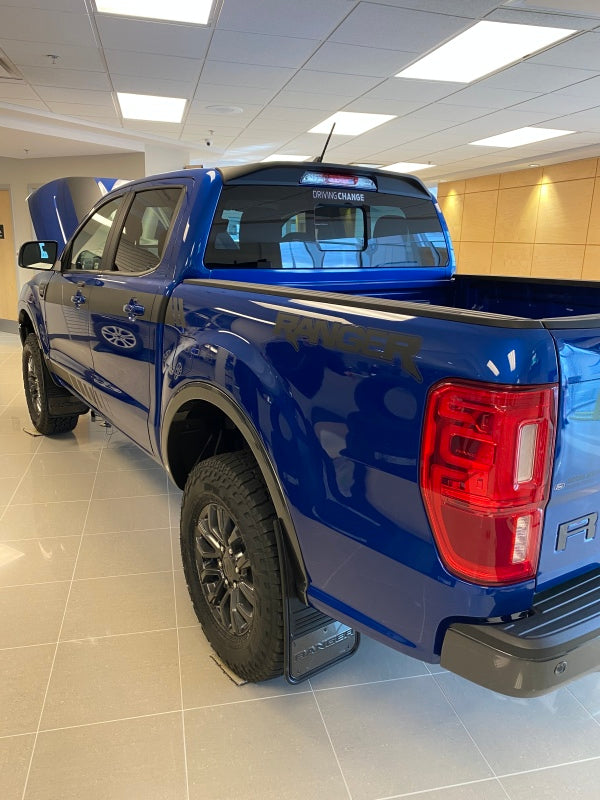 EGR 19-20 Ford Ranger Super Crew Rear Cab Truck Spoiler - Matte Black - Mammoth Racing -