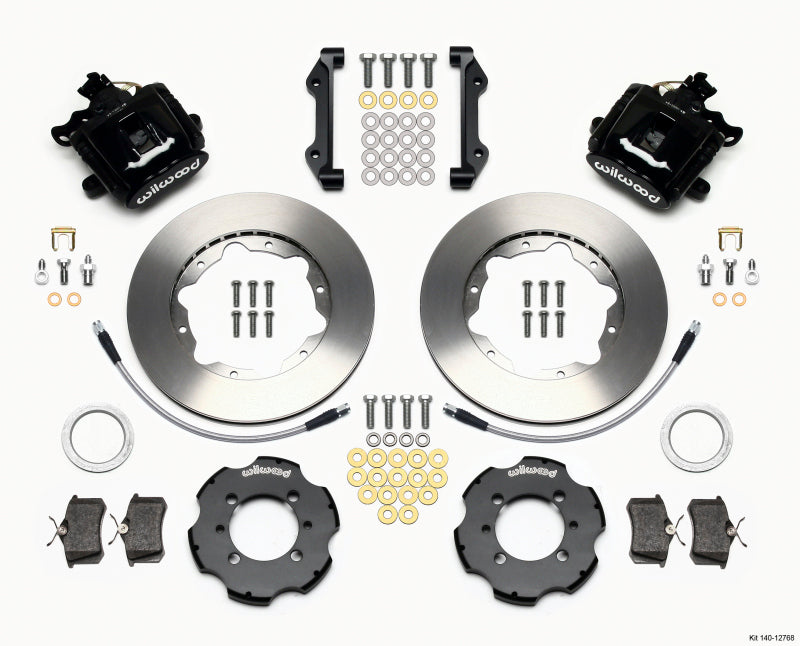 Wilwood Combination Parking Brake Rear Kit 11.00in 2012 Fiat 500 w/ Lines - Mammoth Racing -