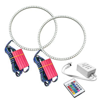 Oracle Jeep Wrangler JL/JT LED Surface Mount Headlight Halo Kit - ColorSHIFT w/ Simple Controller - Mammoth Racing -