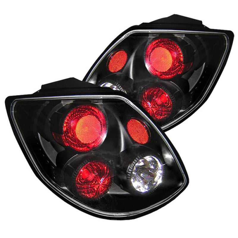 Spyder Toyota Matrix 03-05 Euro Style Tail Lights Black ALT-YD-TMA03-BK - Mammoth Racing -