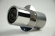 Gibson Marine Power Tip Muffler (Pair) Transom Mount - 4in Inlet/4in Length - Stainless - Mammoth Racing -