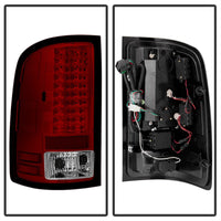 Spyder GMC Sierra 07-13 (Not 3500 Dually 4 Rear Wheels)LED Tail Lights Red Clear ALT-YD-GS07-LED-RC - Mammoth Racing -