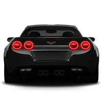 Oracle Chevy Corvette C6 05-13 LED Waterproof Afterburner Kit - Red - Mammoth Racing -