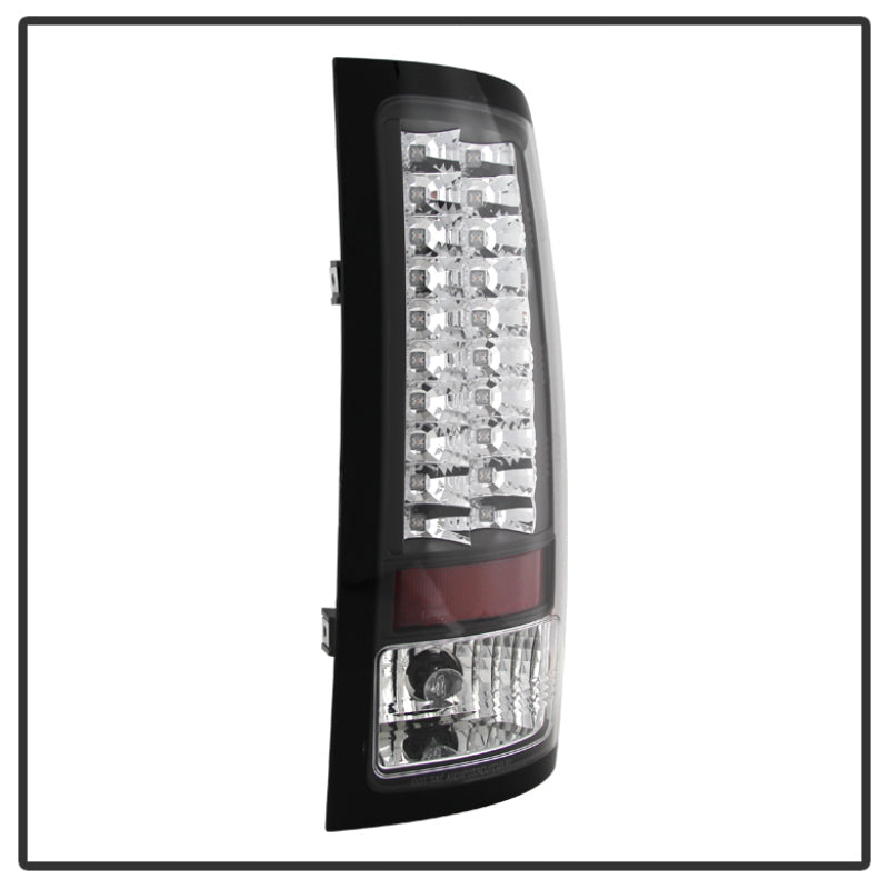 Spyder GMC Sierra 07-13 (Not fit 3500 Dually 4 Rear Wheels)LED Tail Lights Black ALT-YD-GS07-LED-BK - Mammoth Racing -