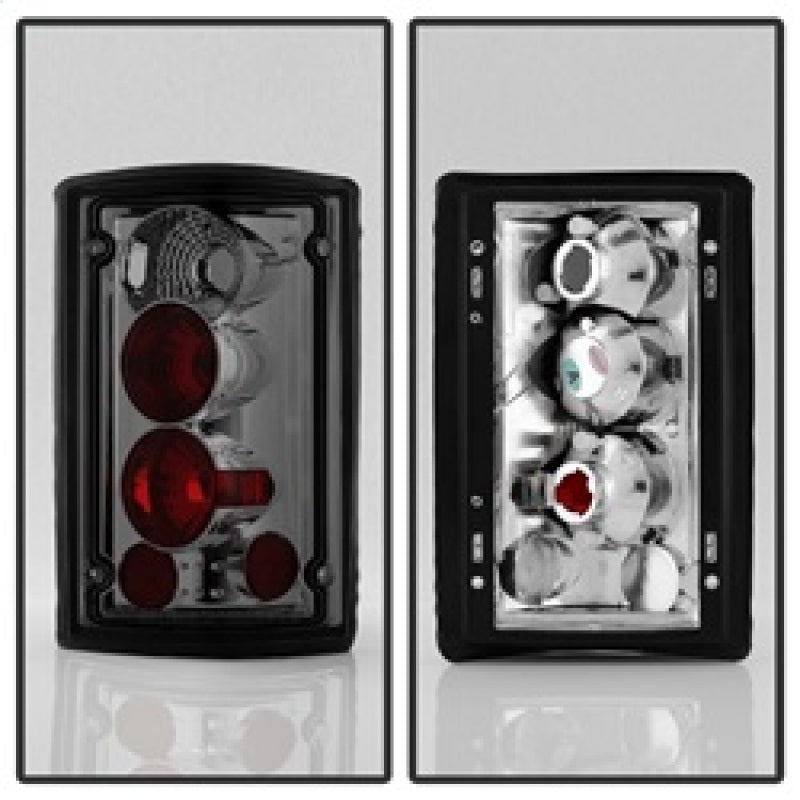 Spyder Ford Excursion 00-06/Econoline 150/250/350/450/550 95-06 Euro Tail Lights Smk ALT-YD-FEC00-SM - Mammoth Racing -