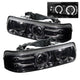 Spyder Chevy Silverado 1500/2500 99-02 Projector Headlights LED Halo LED Smoke PRO-YD-CS99-HL-SMC - Mammoth Racing -