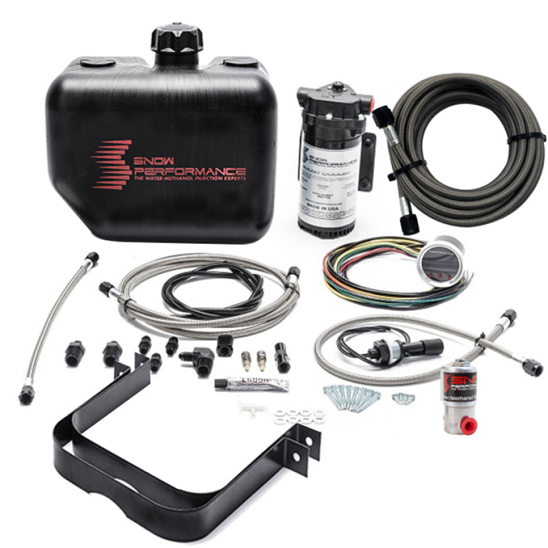 Snow Performance 2.5 Boost Cooler Water Methanol Injection Kit w/ SS Brd Line & 4AN Fittings - My Store