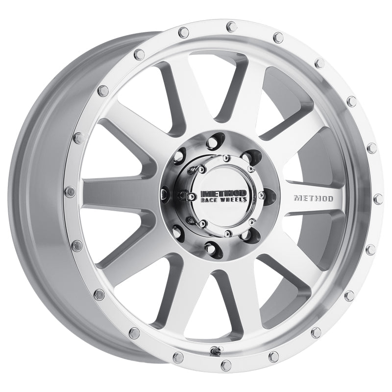 Method Mr301 The Standard 18x9 +18mm Offset 8x170 130.81mm CB Machined/Clear Coat Wheel - Mammoth Racing -