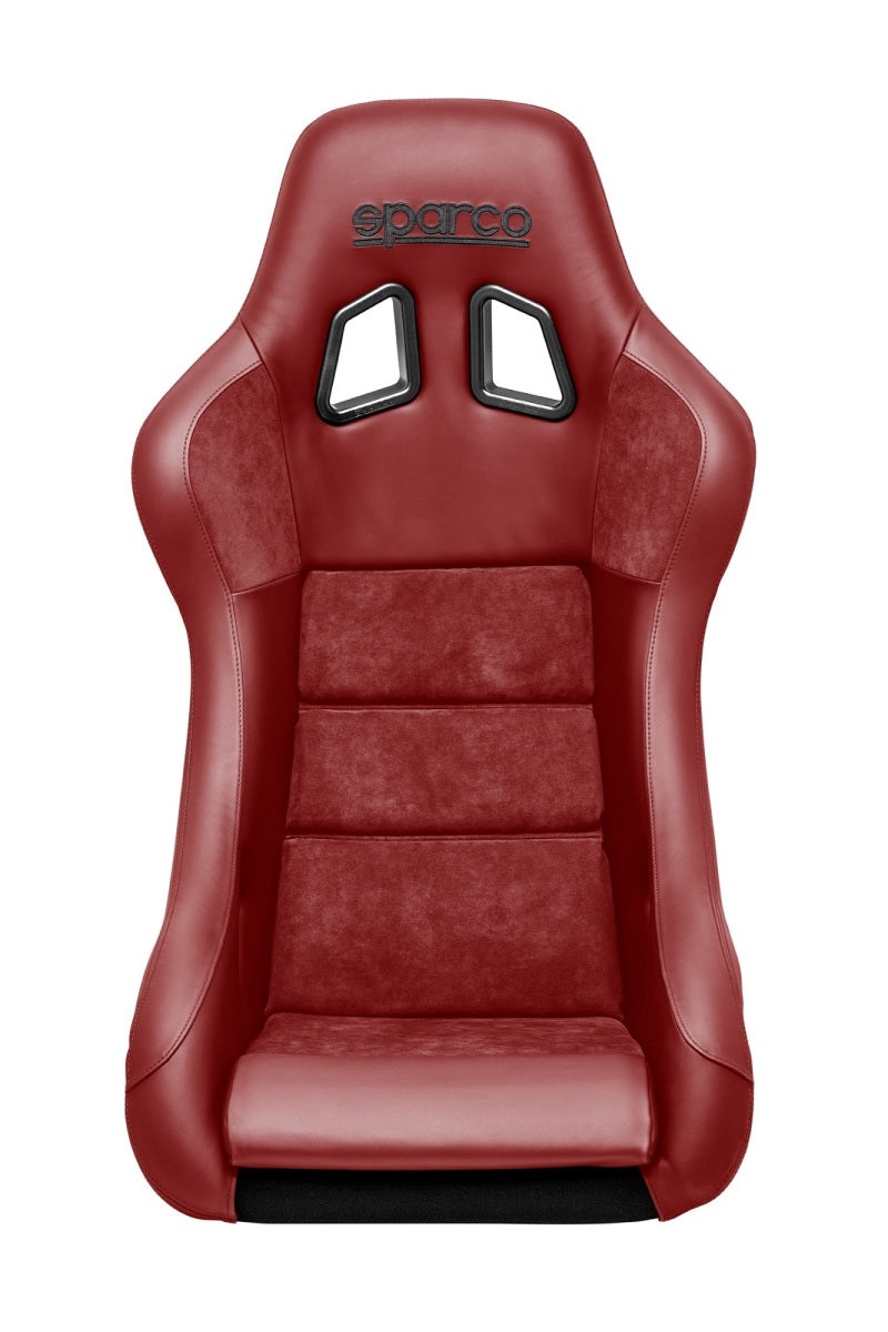 Sparco Seat QRT Performance Leather/Alcantara Red (Must Use Side Mount 600QRT) - My Store