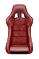 Sparco Seat QRT Performance Leather/Alcantara Red (Must Use Side Mount 600QRT) - My Store
