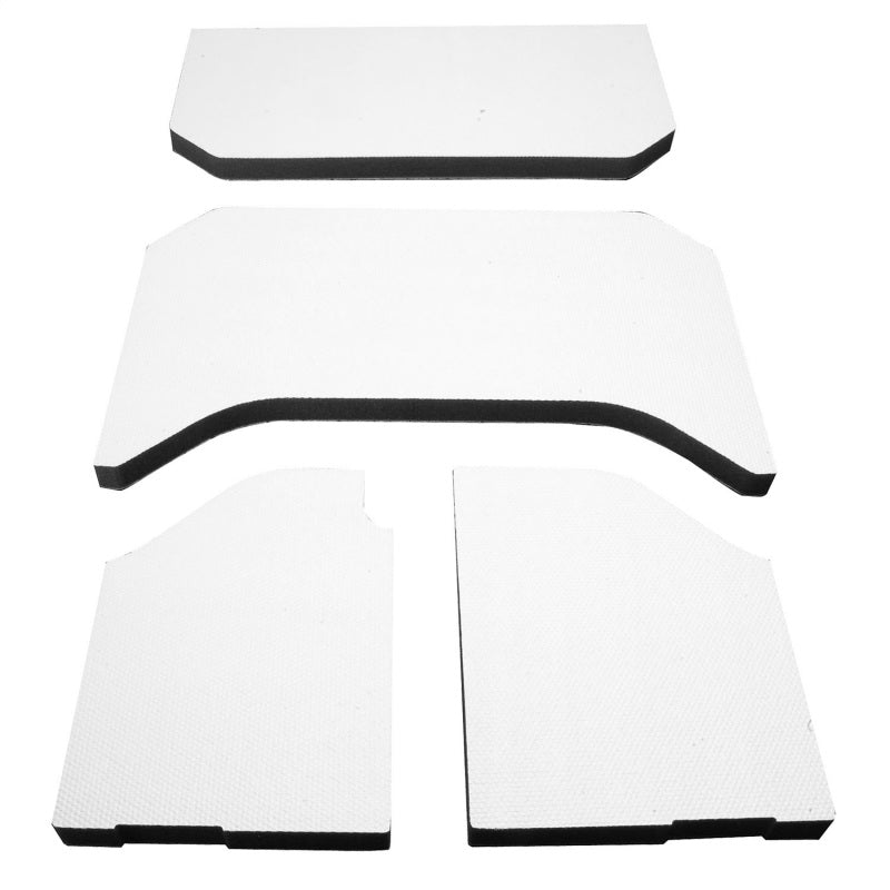 DEI 07-10 Jeep Wrangler JK 4-Door Headliner 4-pc - White - Mammoth Racing -