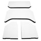 DEI 07-10 Jeep Wrangler JK 4-Door Headliner 4-pc - White - Mammoth Racing -
