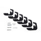 Westin 2005-2013 Chevrolet/GMC Suburban/Tahoe/Yukon/Yukon XL Running Board Mount Kit - Black - Mammoth Racing -