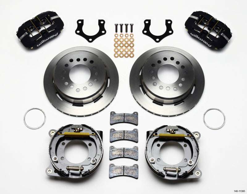 Wilwood Dynapro Low-Profile 11.00in P-Brake Kit Mopar/Dana 2.36in Off w/Snap Ring Brng - Mammoth Racing -