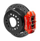 Wilwood Small Ford 11 in. Forged Dynapro Low-Profile Rear Parking Brake Kit (Red, Drilled & Slotted) - My Store