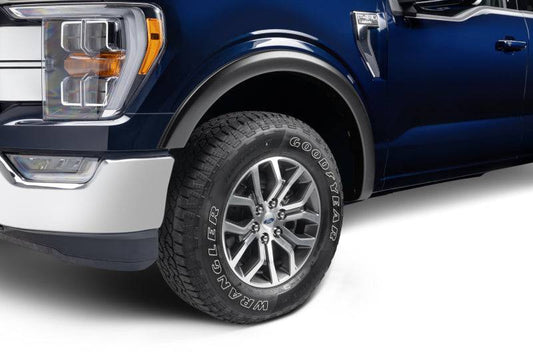 Bushwacker 21-22 Ford F-150 OE-Style Flares 2pc Front - Black - Mammoth Racing -