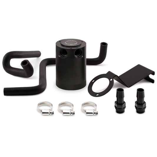 Mishimoto 2013+ Subaru BRZ / 2017+ Toyota 86 / 13-16 Scion FR-S Baffled Oil Catch Can Kit - Black - Mammoth Racing -