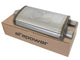 aFe MACHForce XP SS Muffler 3in Center Inlet / 2.5in Dual Outlets 22in L x 11in W x 6in H Body - Mammoth Racing -