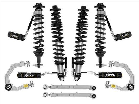 Icon 21-up Bronco Sasquatch 2-3" Lift Stage 5 Suspension System Billet - Mammoth Racing -