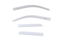 AVS 16-18 GMC Sierra 1500 Ext. Cab Low Profile Color Match Ventvisors 4pc - White Frost Tricoat - Mammoth Racing -