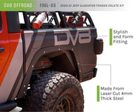 DV8 Offroad 20-21 Jeep Gladiator Fender Flare Delete Kit - Mammoth Racing -