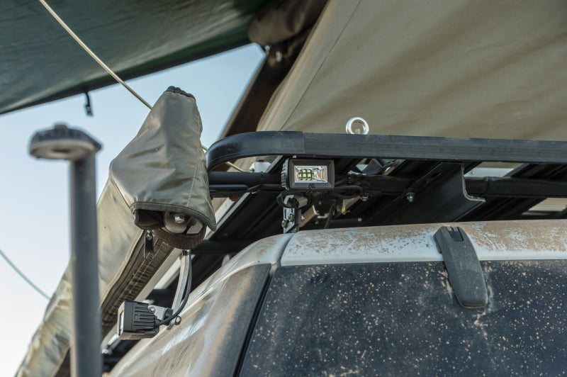KC HiLiTES C-Series C2 LED 2in. Backup Area Flood Light 20w (Pair Pack System) - Black - Mammoth Racing -