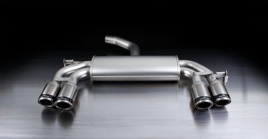 Remus 2011 Volkswagen Golf VI 1.2L Cat Back Exhaust w/84mm Angled w/Carbon Ring Tail Pipe Set - Mammoth Racing -