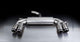 Remus 2011 Volkswagen Golf VI 1.2L Cat Back Exhaust w/84mm Angled w/Carbon Ring Tail Pipe Set - Mammoth Racing -