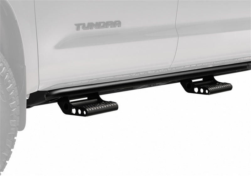 N-Fab RKR Step System 2019 Chevy/GMC 1500 Crew Cab - Cab Length - Tex. Black - 1.75in - Mammoth Racing -