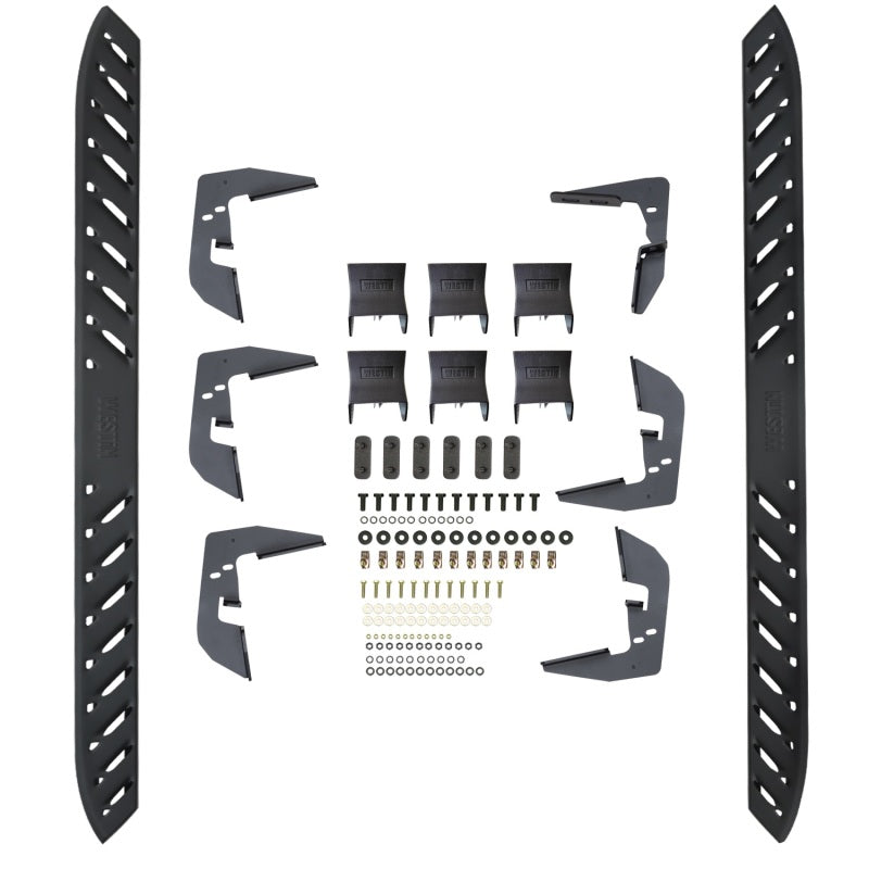 Westin 2007-2018 Chevy Silverado 15/25/3500 Crew Cab Thrasher Running Boards - Textured Black - Mammoth Racing -