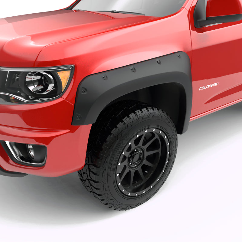 EGR 15+ Chevy Colorado 5ft Bed Bolt-On Look Fender Flares - Set - Matte - Mammoth Racing -