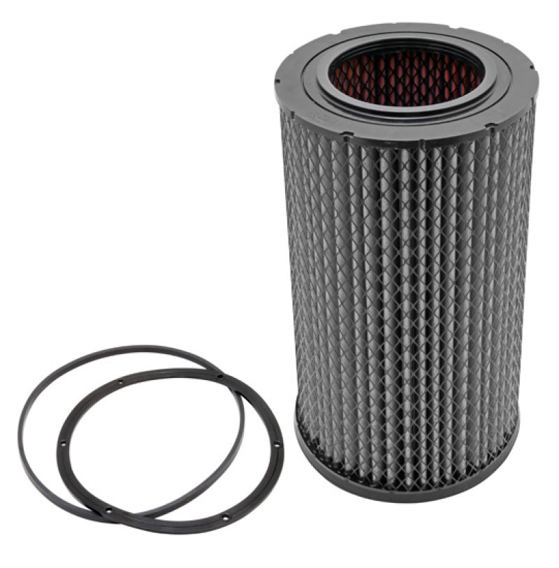 K&N Round Radial Seal 13-1/16in OD 7-9/16in ID 25-11/16in H Reverse Replacement Air Filter - HDT - Mammoth Racing -
