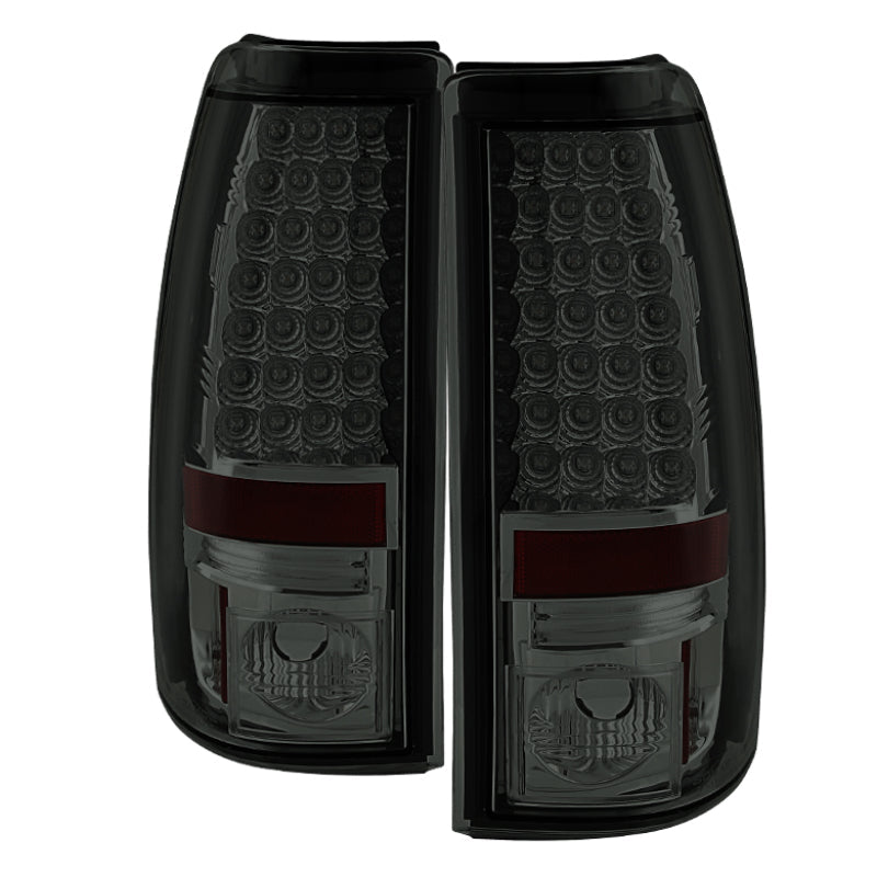 Spyder Chevy Silverado 1500 03-06 (Does Not Fit Stepside)LED Tail Lights Smke ALT-YD-CS03-LED-SM - Mammoth Racing -