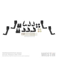 Westin 19-23 1500 Classic CC / 10-23 2500/3500 CC 6.5ft. HDX SS Drop W2W Nerf Step Bars - Tex. Blk - Mammoth Racing -